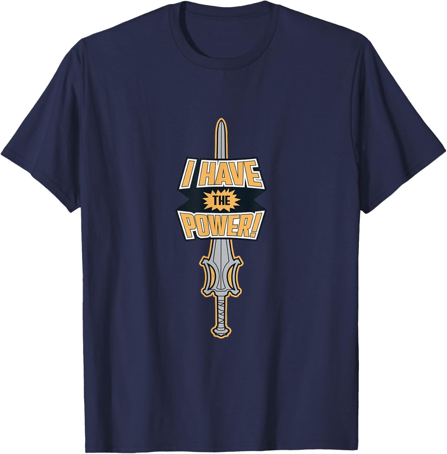 Masters of the Universe I Have the Power Sword T-Shirt - T-Shirt | Navy