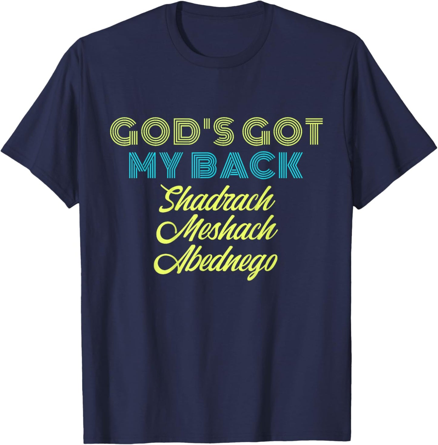 God's Got My Back Brandon Lake That's Who I Praise Tour T-Shirt - T-Shirt | Navy