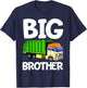 Garbage Truck Big Brother Party Shirt Kids Gift Funny T-Shirt - T-Shirt | Navy