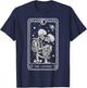 The Lovers Vintage Tarot Card Astrology Goth Halloween Women T-Shirt - T-Shirt | Navy