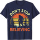 Funny Don't Stop Believing Bigfoot Men Women Dad Sasquatch T-Shirt - T-Shirt | Navy