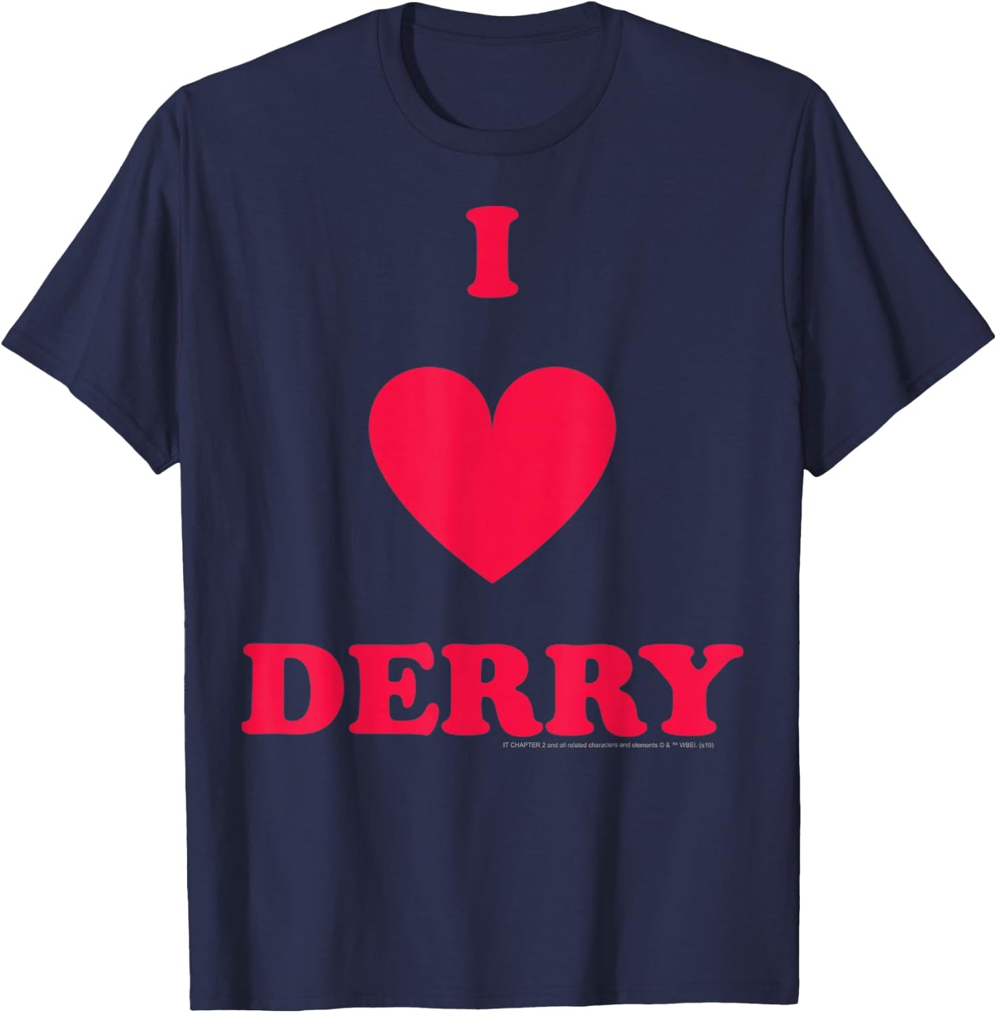 IT: Chapter Two I Love Derry T-Shirt - T-Shirt | Navy