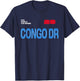 FIFA World CUP26 Congo DR Outline Graphic T-Shirt - T-Shirt | Navy
