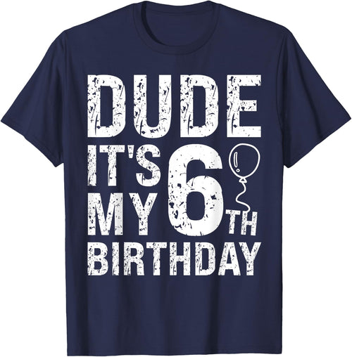 Dude It's My 6th Birthday OMG 6 Year Old Prince Happy Crown
