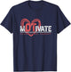 Exercise OTA Therapist Heart Motivate Occupational Therapy T-Shirt - T-Shirt | Navy