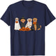 Funny Golden Retriever Dog Ghost In Boo Sheet Halloween T-Shirt - T-Shirt | Navy