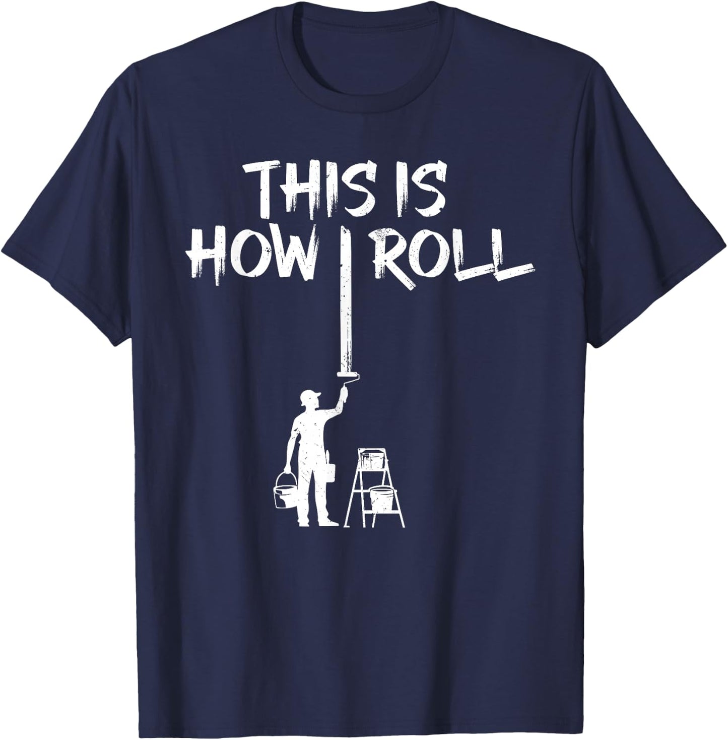 Best Painter Design Women Painting Job House Painter T-Shirt - T-Shirt | Navy