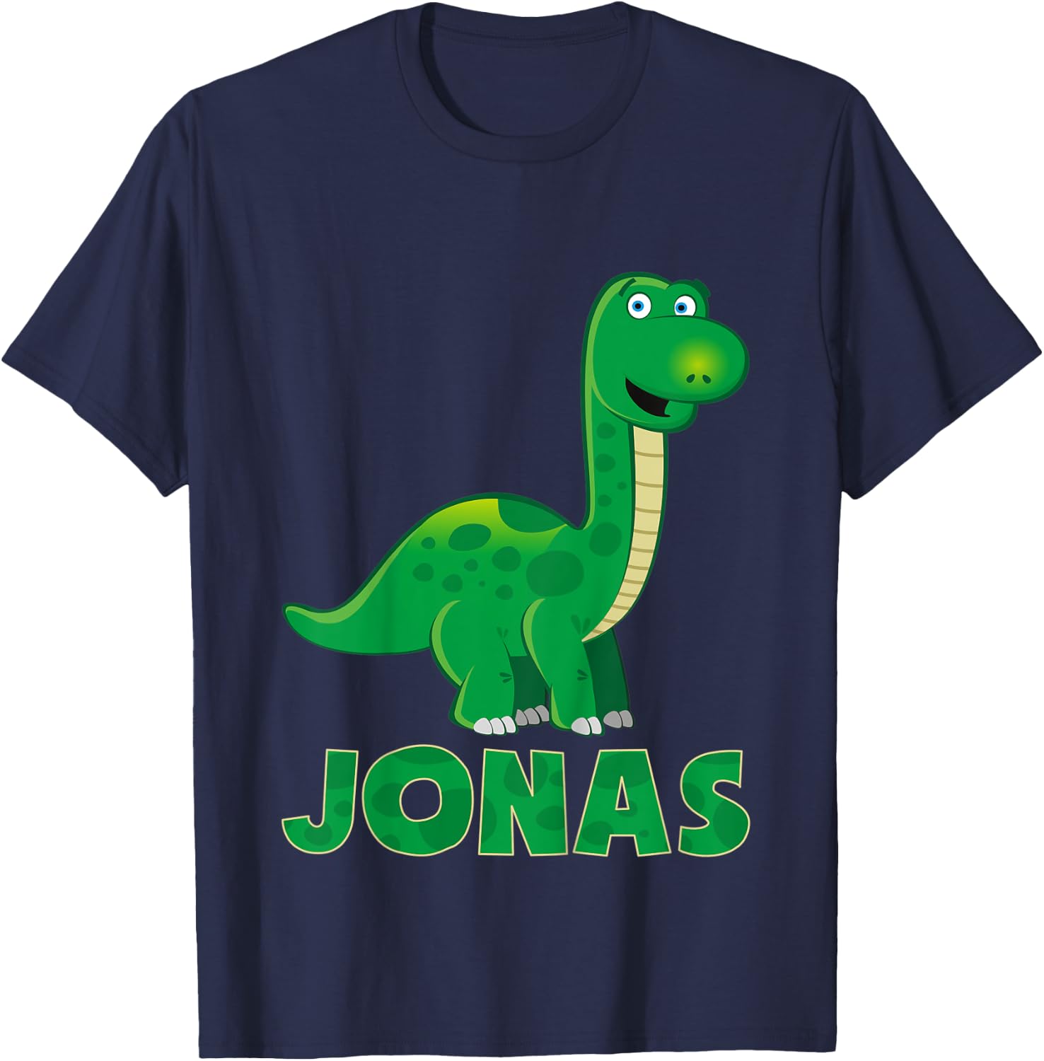 Kids Dino dinosaur name Jonas T-Shirt - T-Shirt | Navy