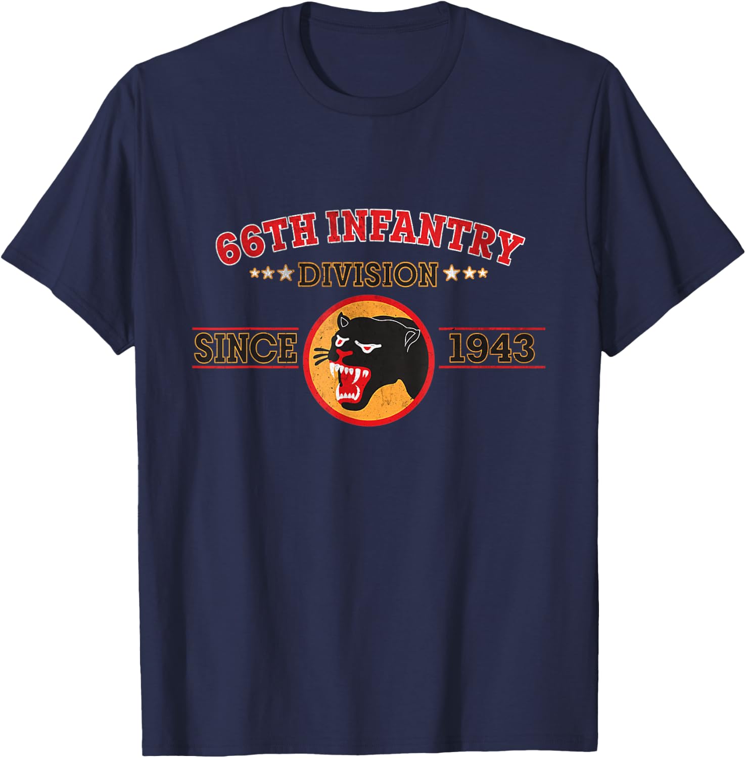 66th Infantry Division Military Retired Veterans Day Papa T-Shirt - T-Shirt | Navy