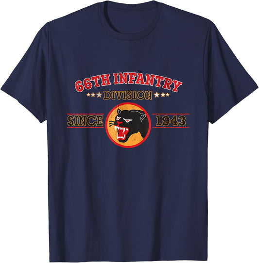 66th Infantry Division Military Retired Veterans Day Papa T-Shirt - T-Shirt | Navy