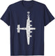 Consolidated B-24 Liberator Heavy Bomber WW2 Airplane T-Shirt - T-Shirt | Navy
