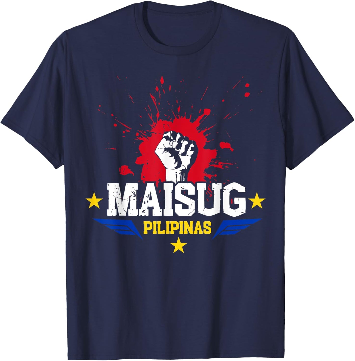 Hakbang ng Maisug - Enough is Enough: BBM Must Step Down T-Shirt - T-Shirt | Navy