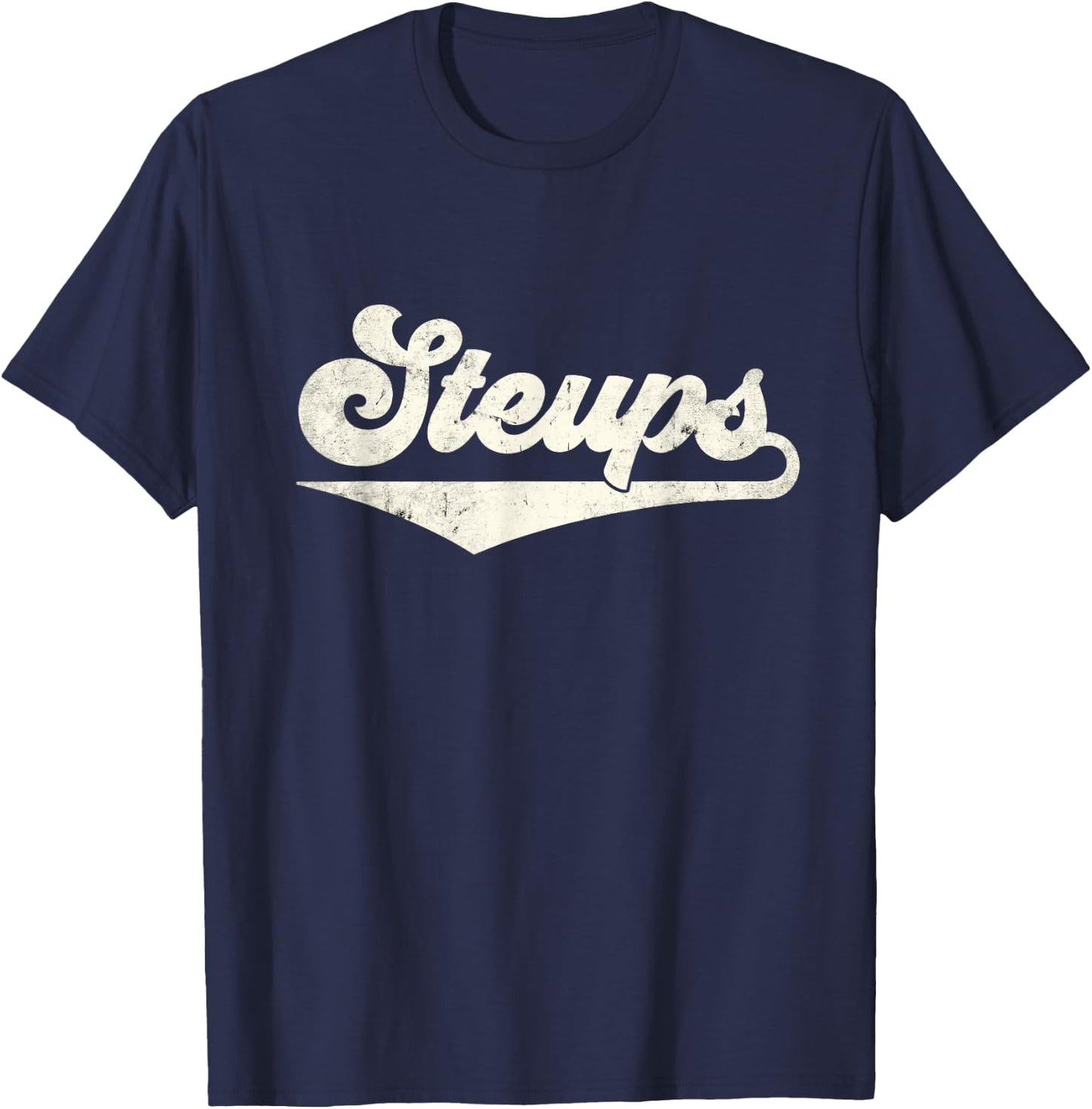 Steups Trinidad and Tobago Funny Pride Flag Retro style T-Shirt - T-Shirt | Navy