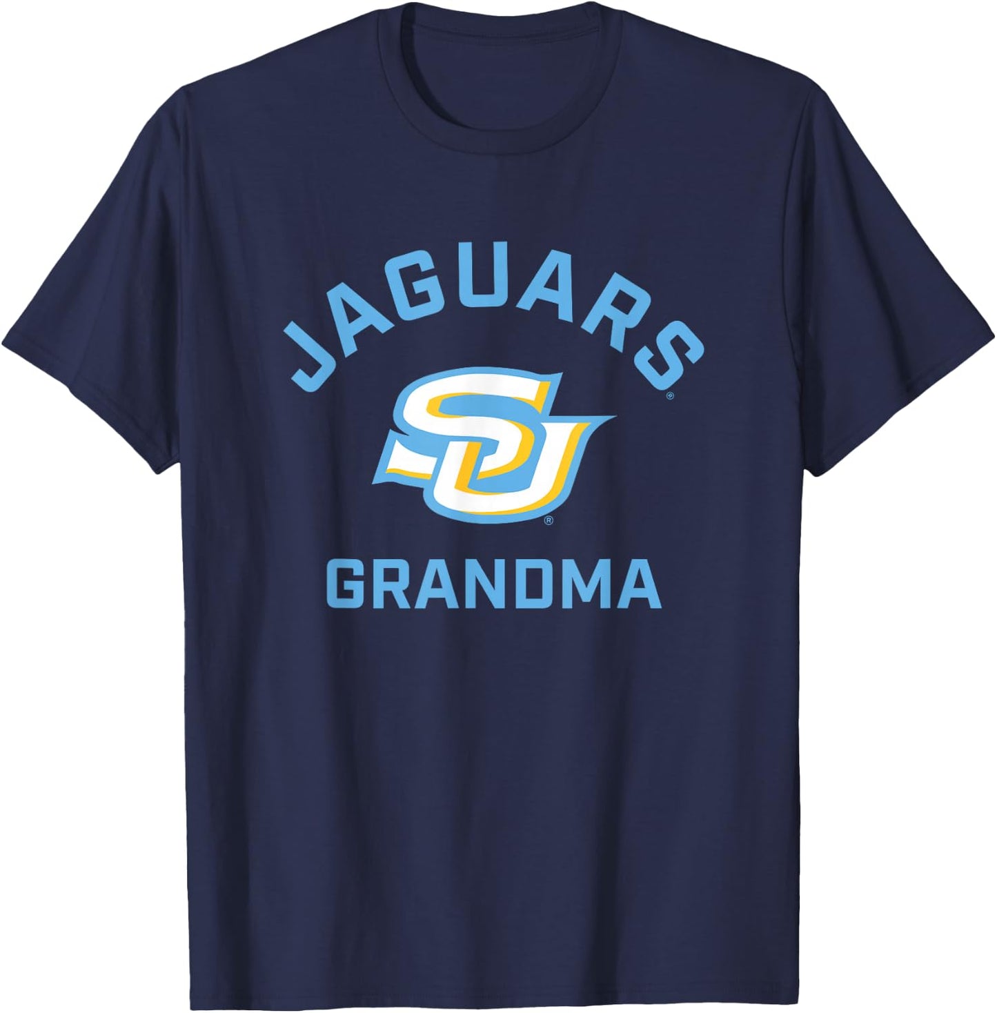 Southern University Jaguars Arched Grandma T-Shirt - T-Shirt | Navy