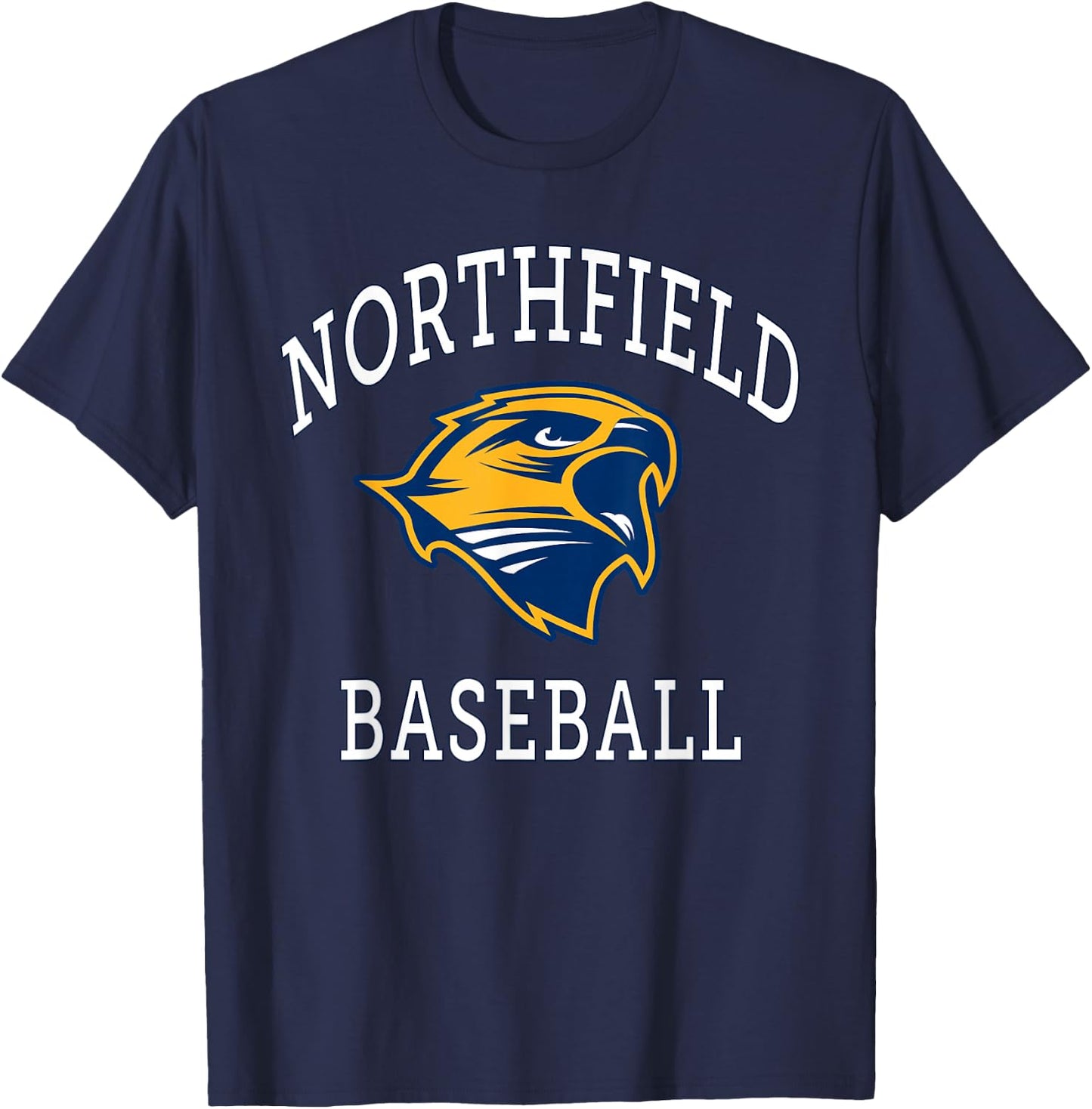 Northfield High School Nighthawks Baseball T-Shirt - T-Shirt | Navy