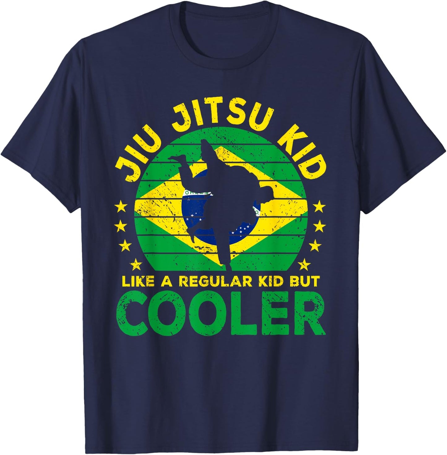 Jiu Jitsu Kid Martial Art Funny Brazilian Jiu-Jitsu T-Shirt - T-Shirt | Navy