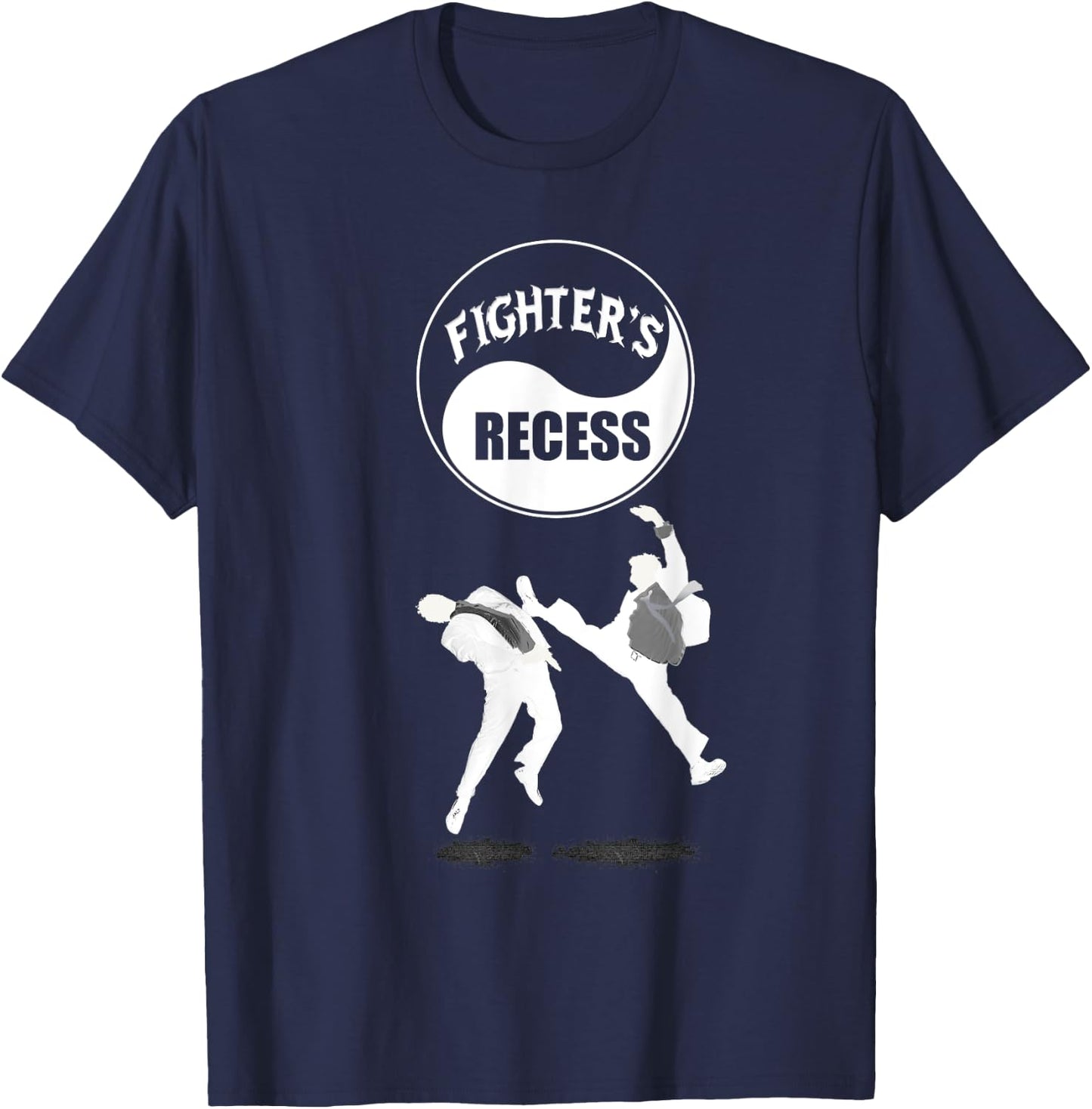 Fighter's Recess: YIN Version - Deluxe Edition T-Shirt - T-Shirt | Navy