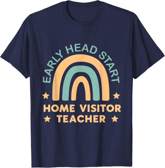 Early Head Start Home Visitor Teacher T-Shirt - T-Shirt | Navy