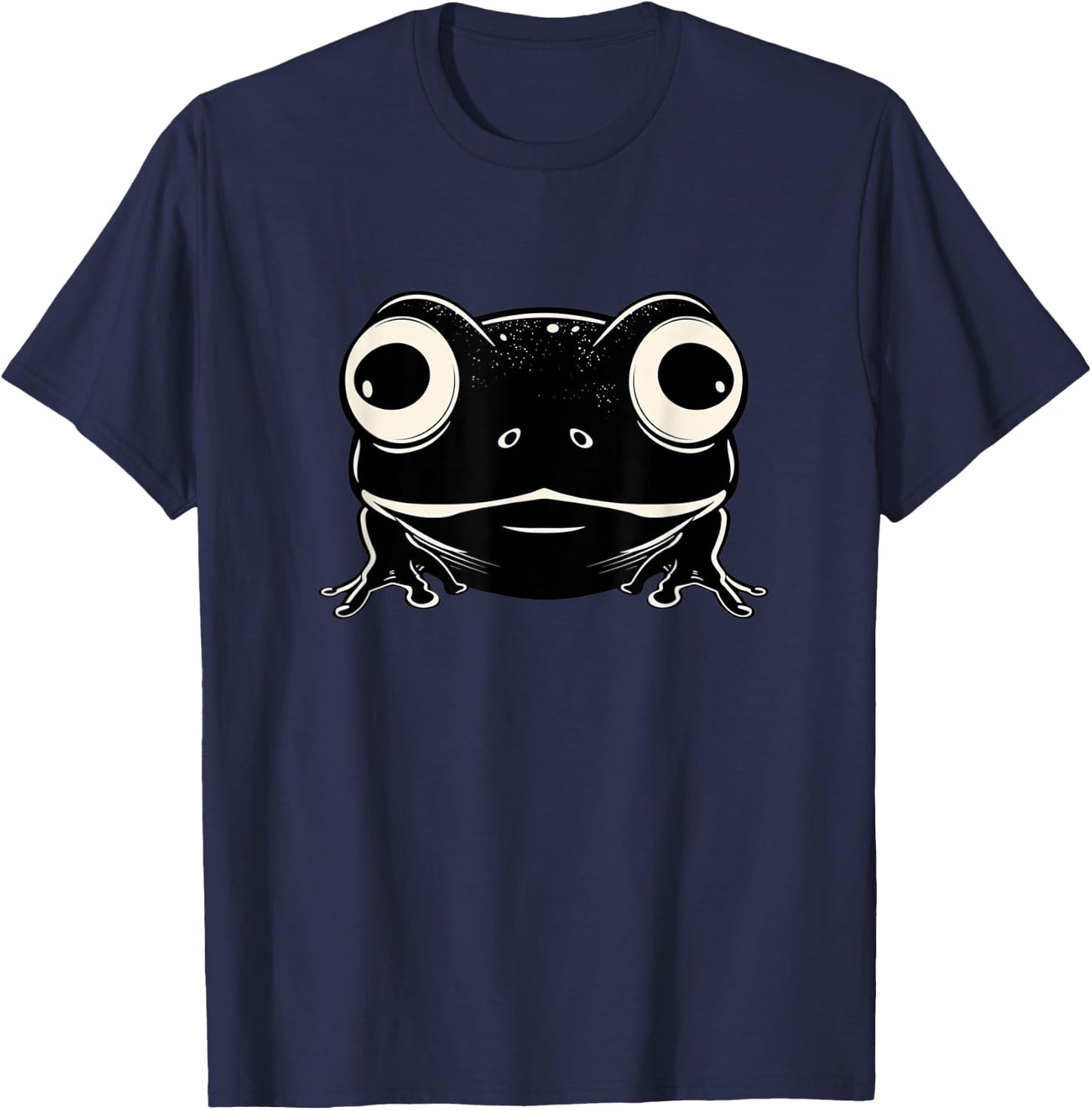 Cute adorable Japanese Frog T-Shirt - T-Shirt | Navy