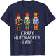 Crazy Nutcracker Lady T-Shirt - T-Shirt | Navy