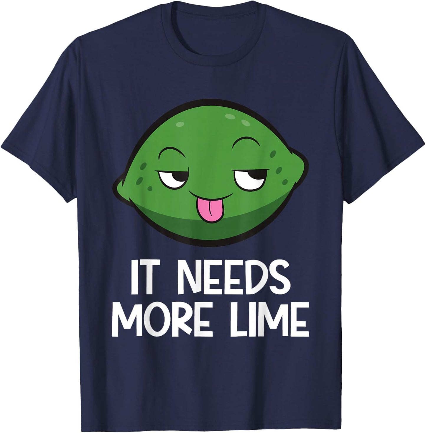 It Needs More Lime T-Shirt - T-Shirt | Navy