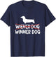 Wiener Dog Winner Dog Owner Puppy Dachshunds Dachshund T-Shirt - T-Shirt | Navy