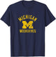 University of Michigan Wolverines U of M Large T-Shirt - T-Shirt | Navy