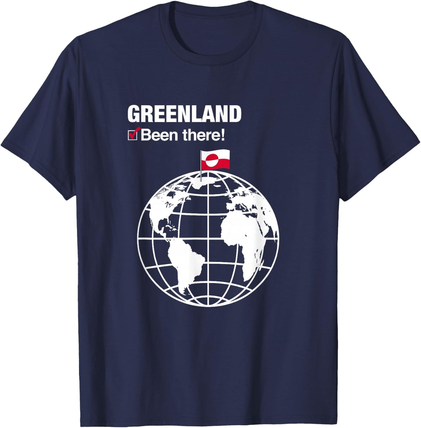 I've Been There Greenland T-Shirt - T-Shirt | Navy