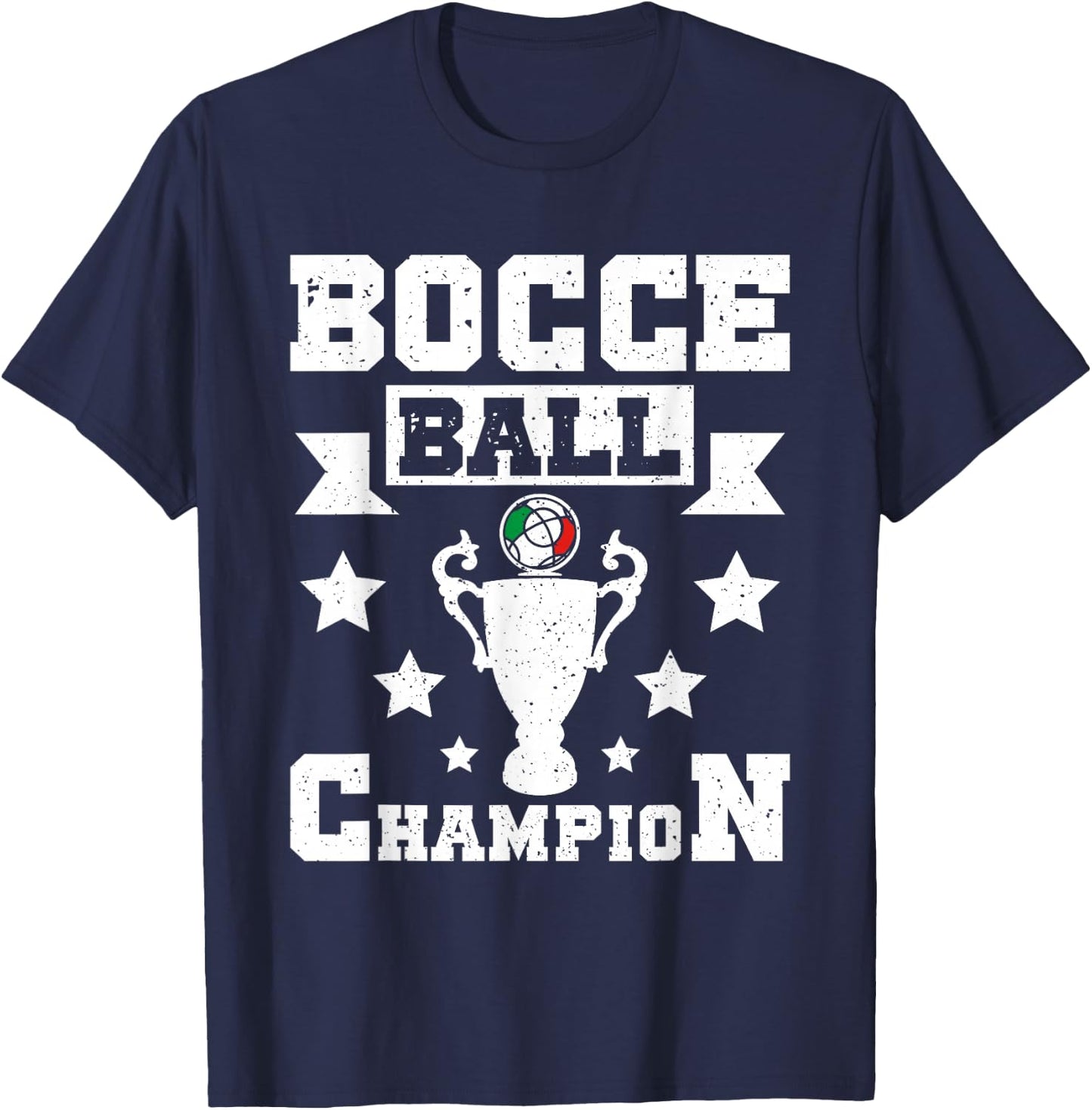 Bocce Ball Champion T-Shirt - T-Shirt | Navy