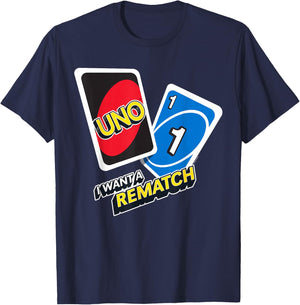 UNO - I Want a Rematch T-Shirt - T-Shirt | Navy