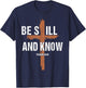 Men Be Still And Know Christian-Shirt Religious Cross Jesus T-Shirt - T-Shirt | Navy