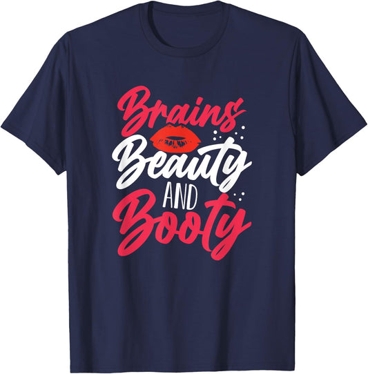 Funny Fitness Gym Workout Squat Cute Booty Gift T-Shirt - T-Shirt | Navy
