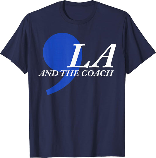 Comma La And The Coach T-Shirt - T-Shirt | Navy