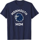 Monmouth University Hawks Arched Mom T-Shirt - T-Shirt | Navy