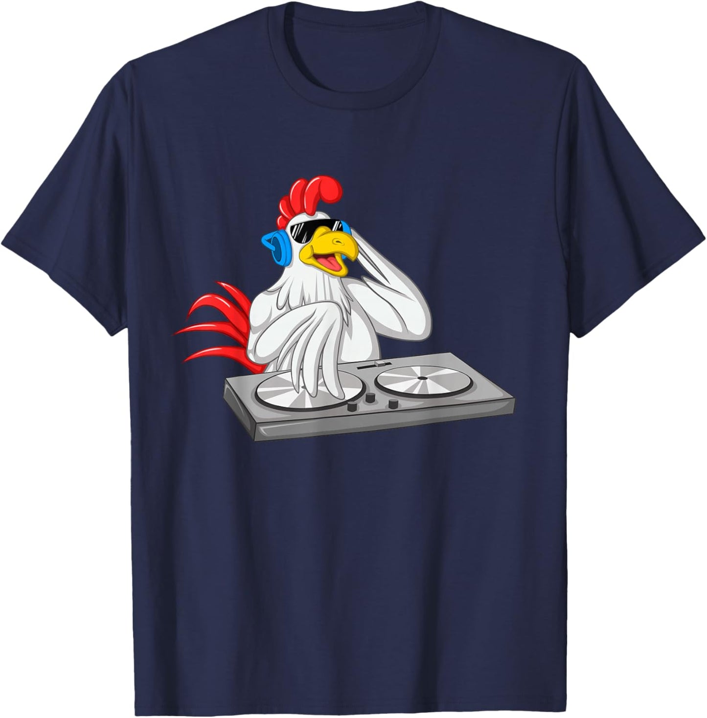 Funny DJ Art Men Women Music Producer Disc Jockey Lover DJ T-Shirt - T-Shirt | Navy