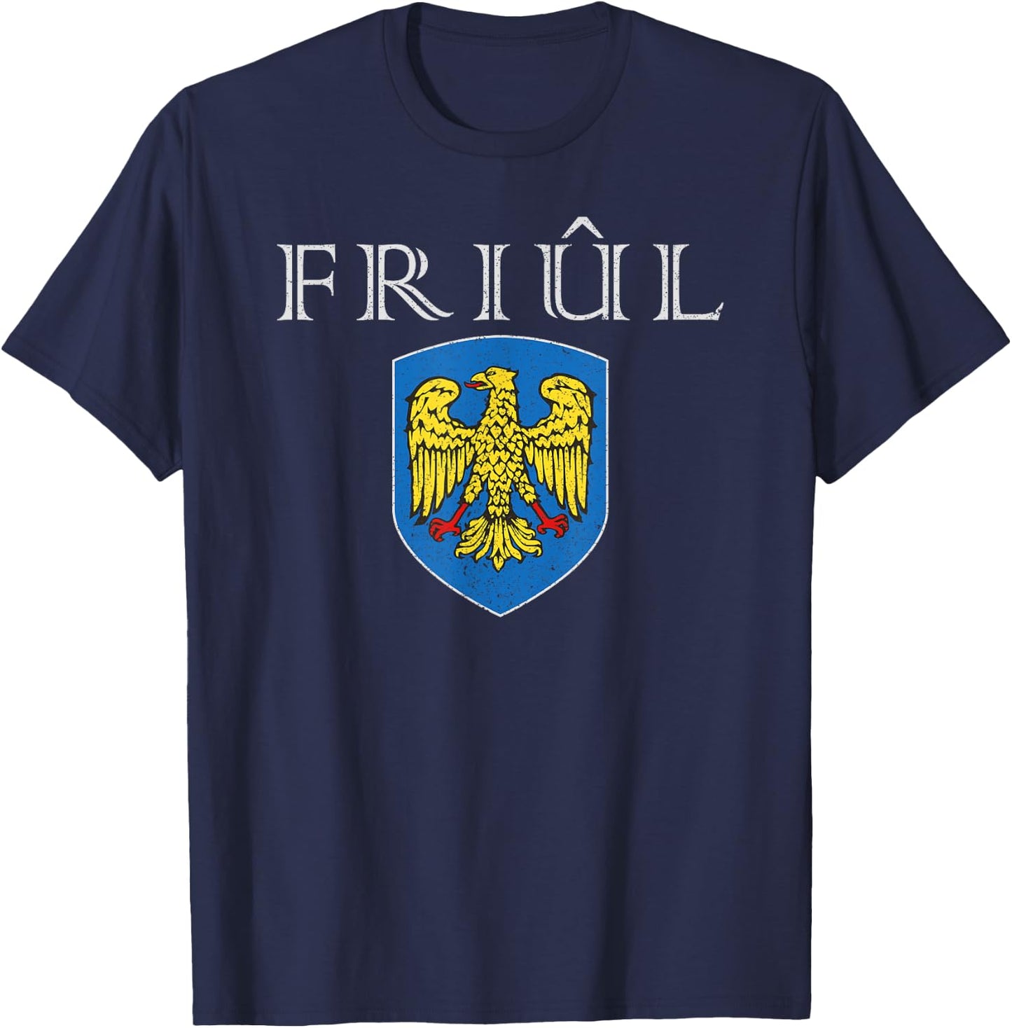 Friuli Italian region historical tourist souvenir ethnic T-Shirt - T-Shirt | Navy