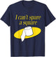 I Can't Spare A Square T-Shirt - T-Shirt | Navy