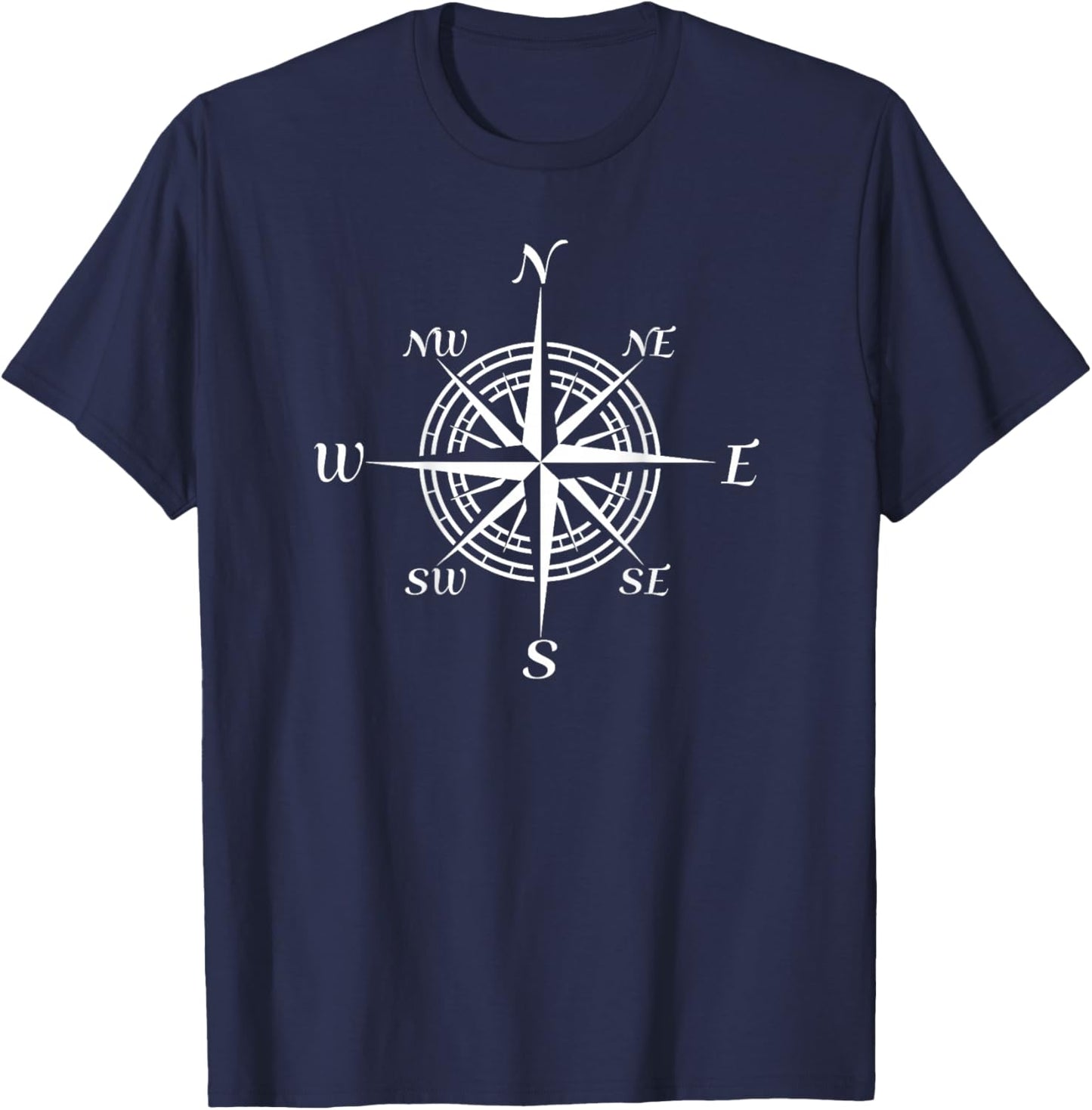 Compass Rose Nautical T-Shirt - T-Shirt | Navy