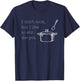I Don't Cook, But I Like To Stir The Pot Funny Best Friend T-Shirt - T-Shirt | Navy