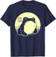 Retro Aesthetic Grumpy Frog Cute Ukiyo Japanese Art Print T-Shirt - T-Shirt | Navy