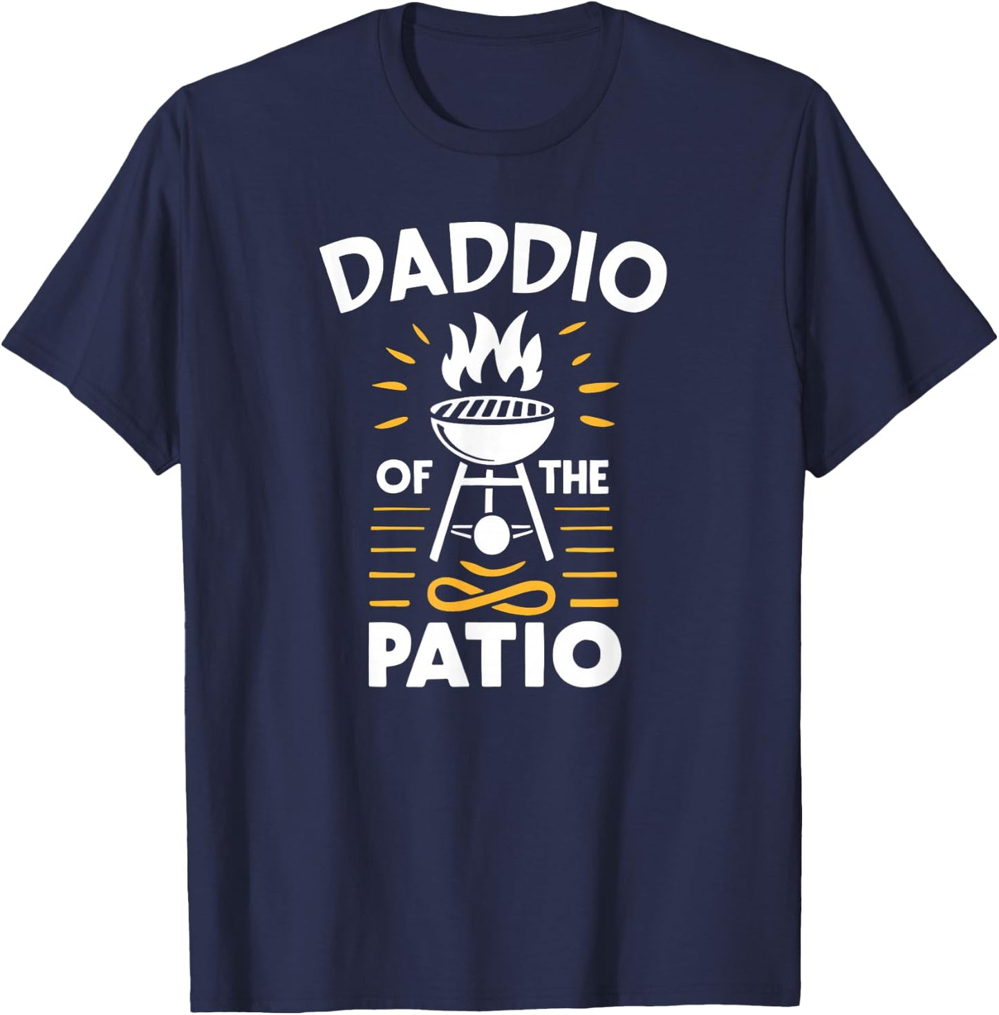 Grilling Funny Dad BBQ Party Smoker Pork Grill Master BBQ T-Shirt - T-Shirt | Navy