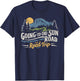 Going-To-The-Sun Road Glacier National Park Road Trip T-Shirt - T-Shirt | Navy