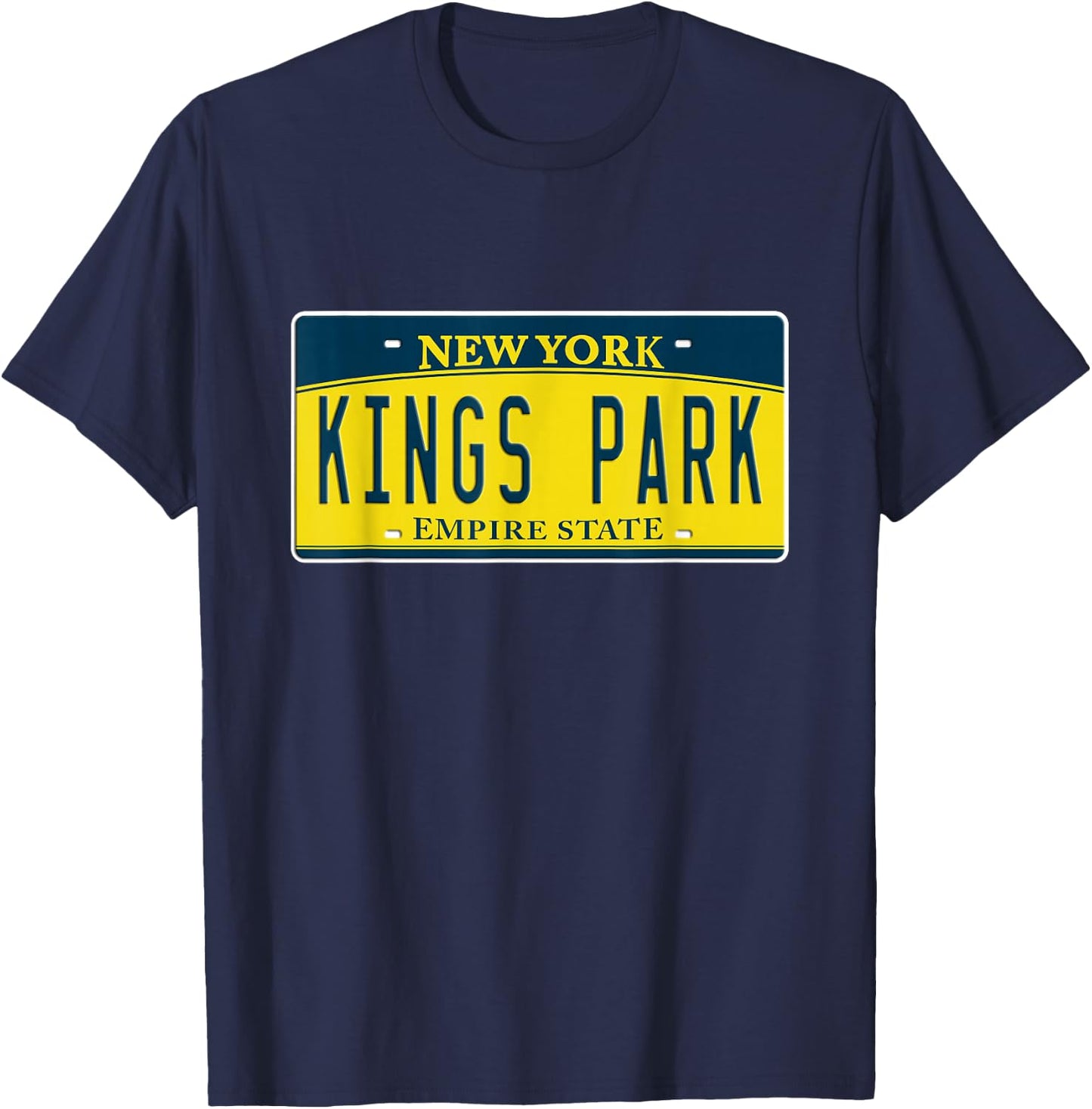 Kings Park Long Island NY New York Neighborhood Hometown T-Shirt - T-Shirt | Navy