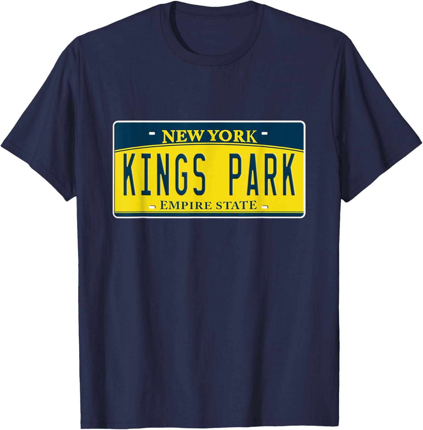 Kings Park Long Island NY New York Neighborhood Hometown T-Shirt - T-Shirt | Navy