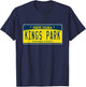 Kings Park Long Island NY New York Neighborhood Hometown T-Shirt - T-Shirt | Navy