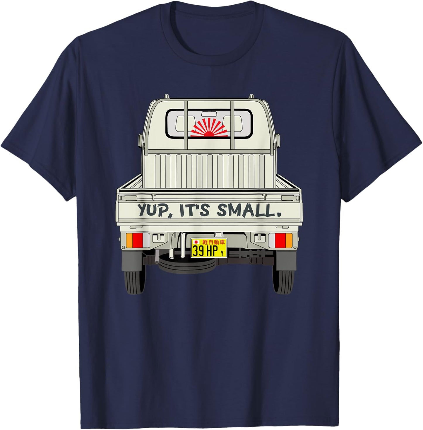 Japan Mini Truck Kei CarCab Over Compact 4wd Off Road Truck T-Shirt - T-Shirt | Navy