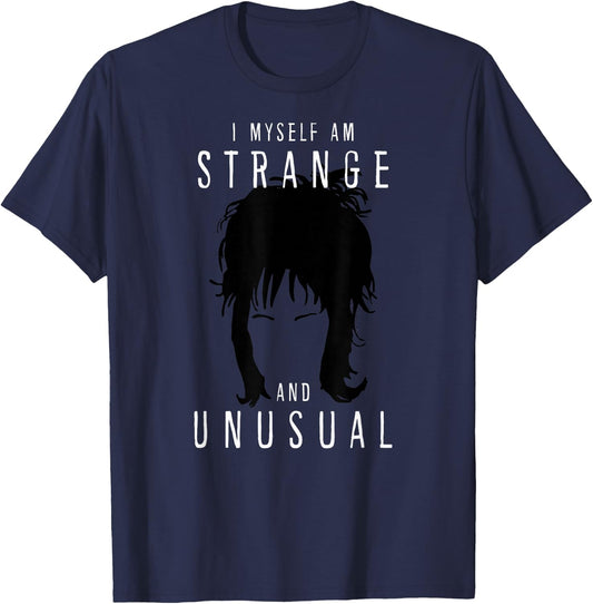 Beetlejuice - Lydia Strange And Unusual T-Shirt - T-Shirt | Navy