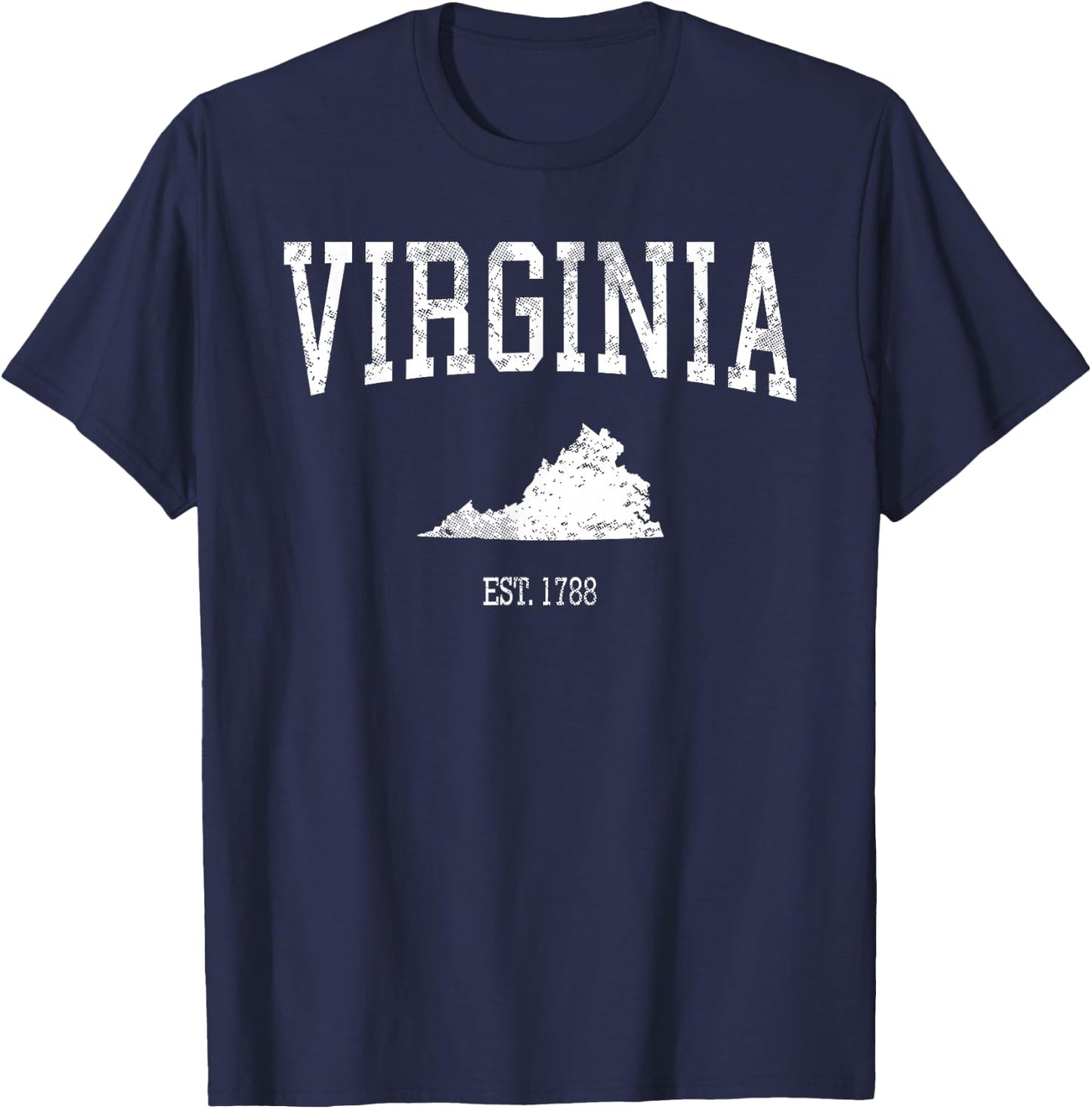 Virginia Vintage Sports Design VA T-Shirt - T-Shirt | Navy
