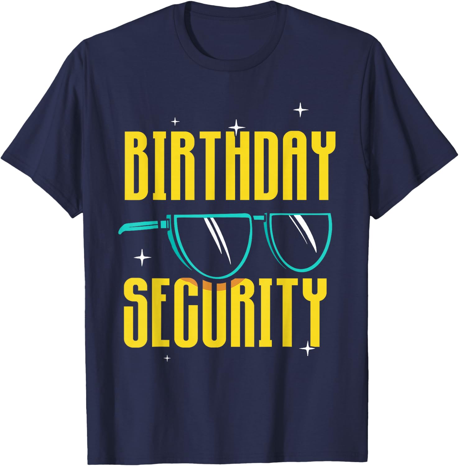 Birthday Security Celebrate Party Team Years T-Shirt - T-Shirt | Navy