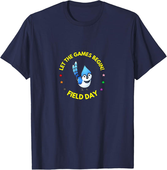 Games begin Field Day Blue Jay T-Shirt - T-Shirt | Navy